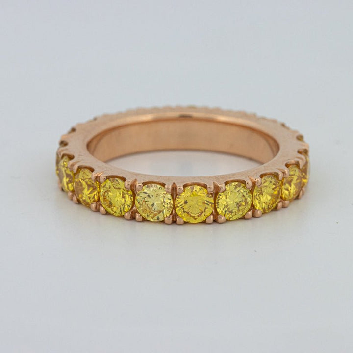 Full Yellow Diamonds Eternity Ring (LG) - ZIZOV DIAMONDS