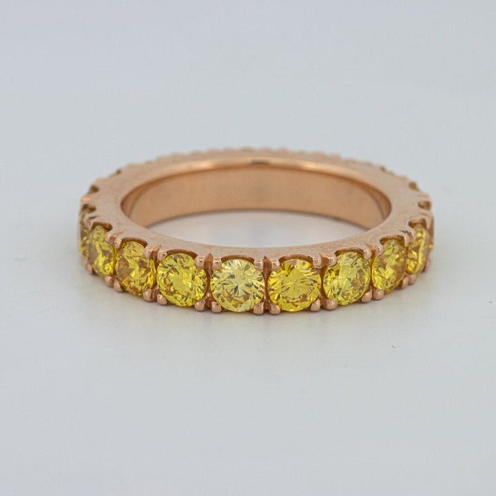 Full Yellow Diamonds Eternity Ring (LG) - ZIZOV DIAMONDS