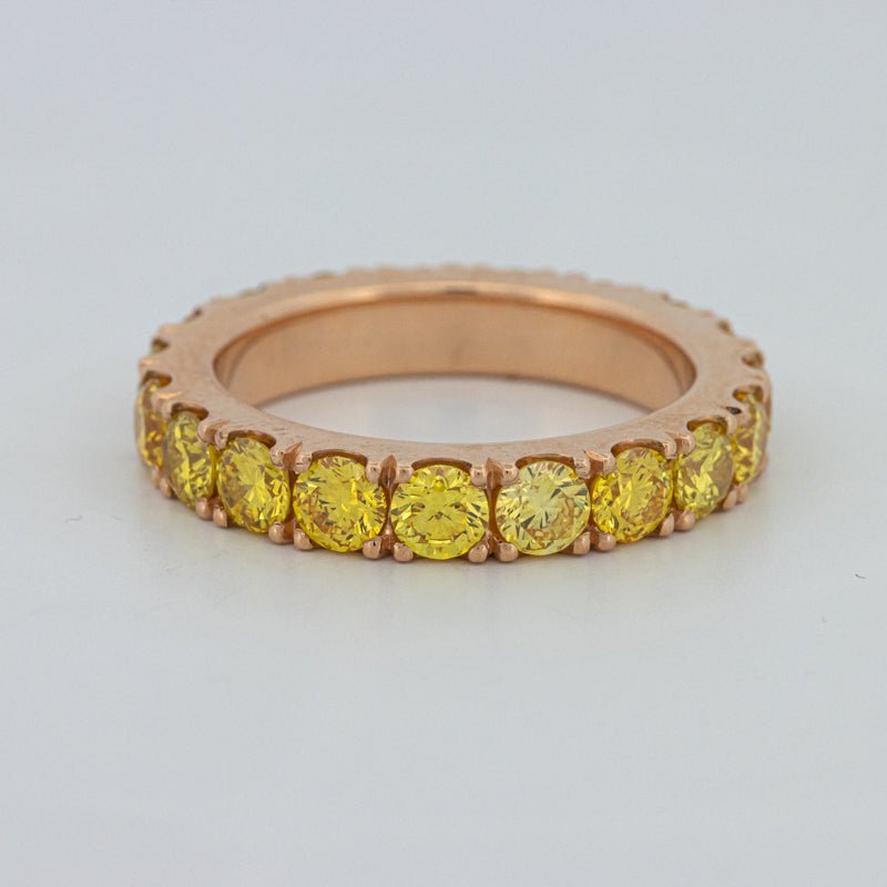 Full Yellow Diamonds Eternity Ring (LG) - ZIZOV DIAMONDS