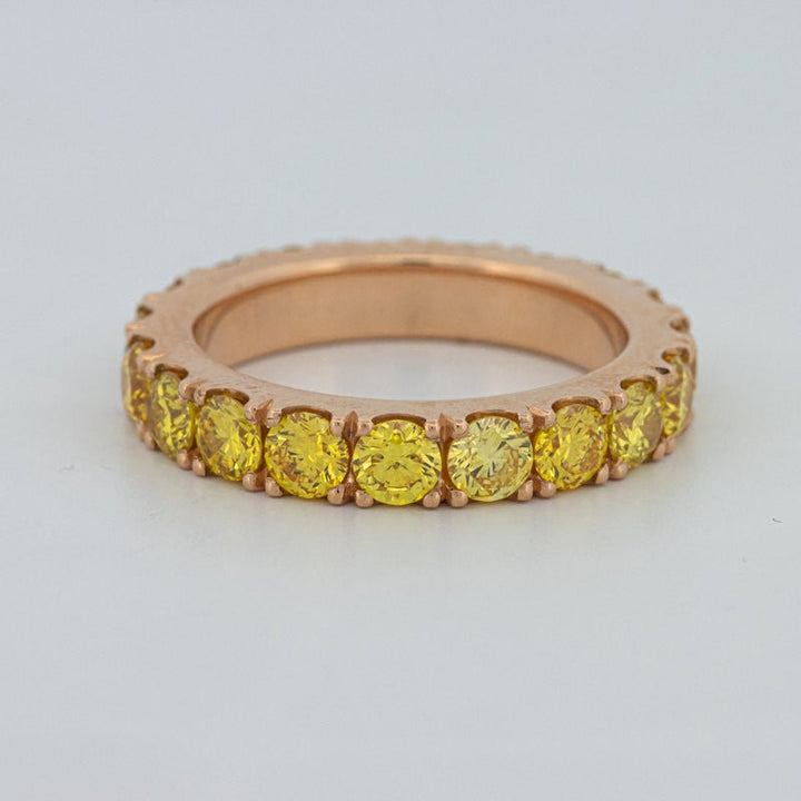 Full Yellow Diamonds Eternity Ring (LG) - ZIZOV DIAMONDS