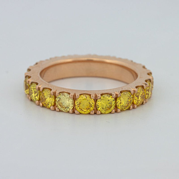 Full Yellow Diamonds Eternity Ring (LG) - ZIZOV DIAMONDS