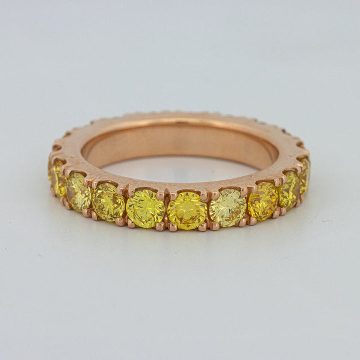 Full Yellow Diamonds Eternity Ring (LG) - ZIZOV DIAMONDS