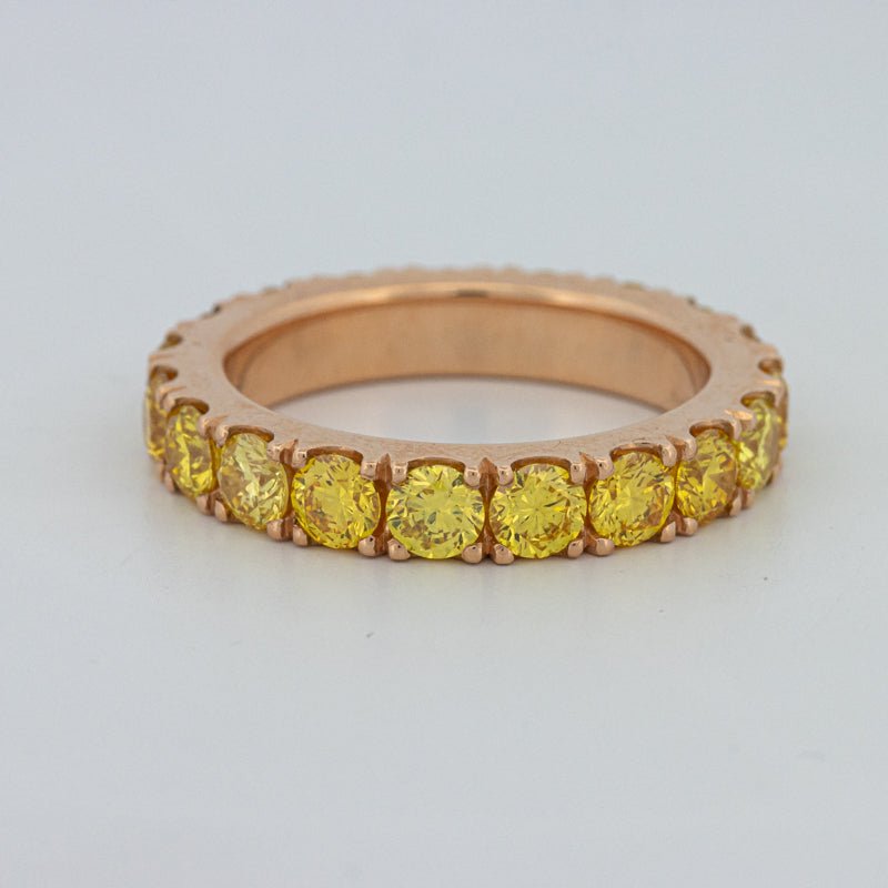 Full Yellow Diamonds Eternity Ring (LG) - ZIZOV DIAMONDS