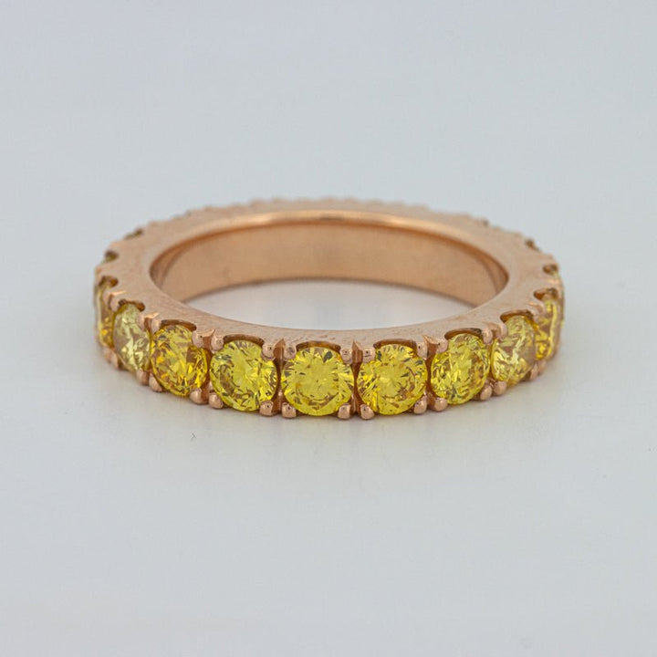 Full Yellow Diamonds Eternity Ring (LG) - ZIZOV DIAMONDS