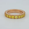 Full Yellow Diamonds Eternity Ring (LG) - ZIZOV DIAMONDS