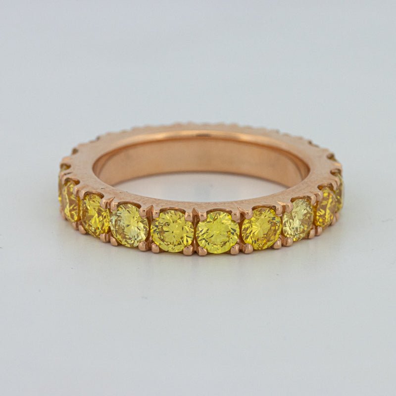 Full Yellow Diamonds Eternity Ring (LG) - ZIZOV DIAMONDS