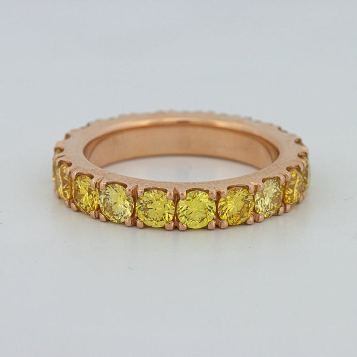 Full Yellow Diamonds Eternity Ring (LG) - ZIZOV DIAMONDS