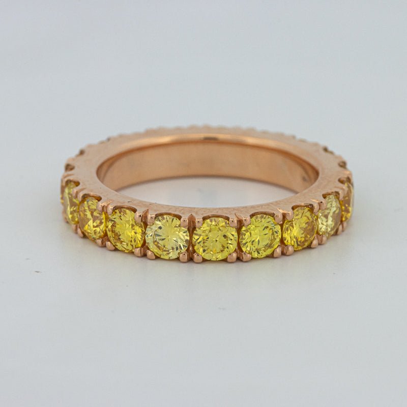 Full Yellow Diamonds Eternity Ring (LG) - ZIZOV DIAMONDS
