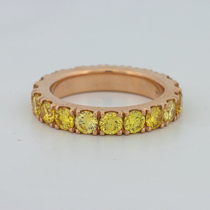 Full Yellow Diamonds Eternity Ring (LG) - ZIZOV DIAMONDS