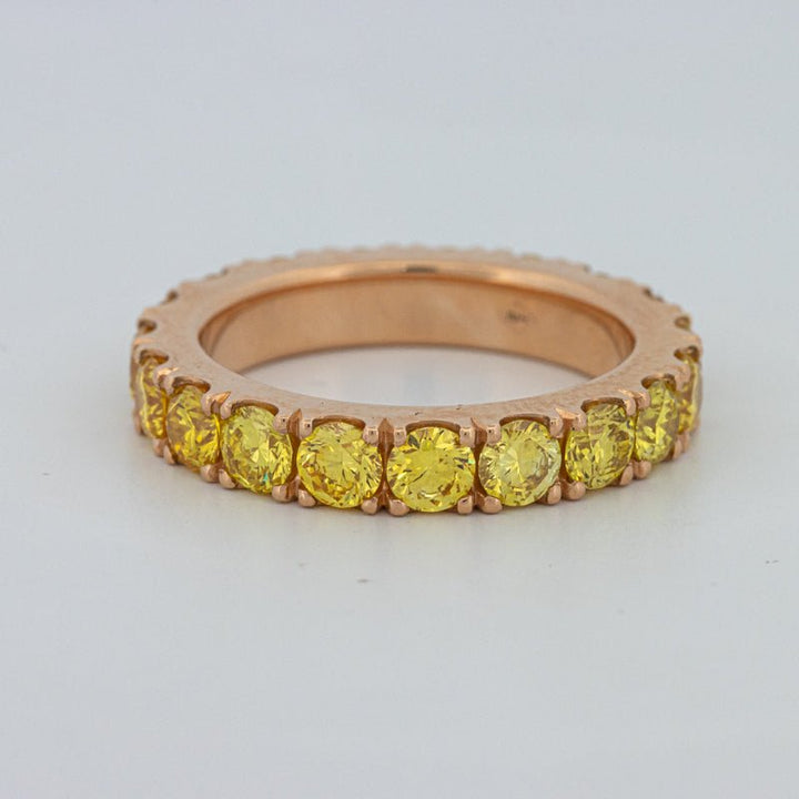 Full Yellow Diamonds Eternity Ring (LG) - ZIZOV DIAMONDS
