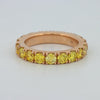 Full Yellow Diamonds Eternity Ring (LG) - ZIZOV DIAMONDS