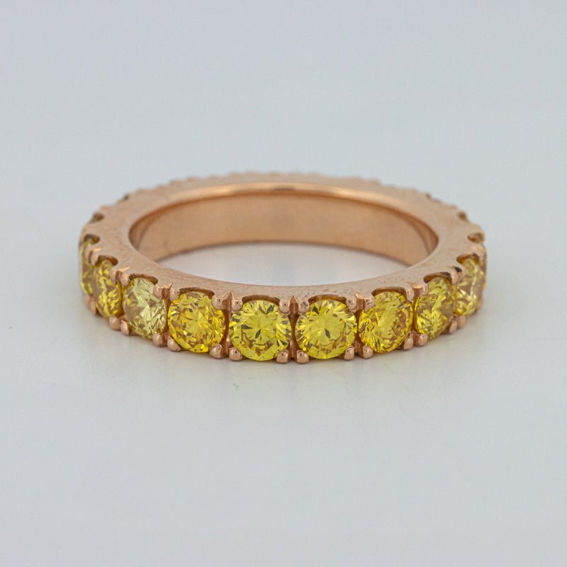 Full Yellow Diamonds Eternity Ring (LG) - ZIZOV DIAMONDS