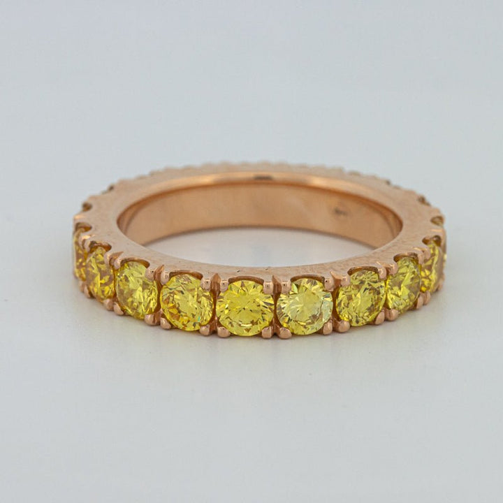 Full Yellow Diamonds Eternity Ring (LG) - ZIZOV DIAMONDS