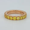 Full Yellow Diamonds Eternity Ring (LG) - ZIZOV DIAMONDS