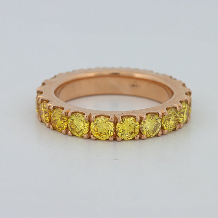 Full Yellow Diamonds Eternity Ring (LG) - ZIZOV DIAMONDS