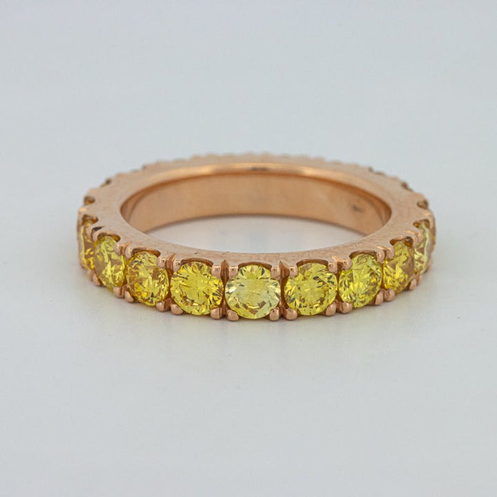 Full Yellow Diamonds Eternity Ring (LG) - ZIZOV DIAMONDS