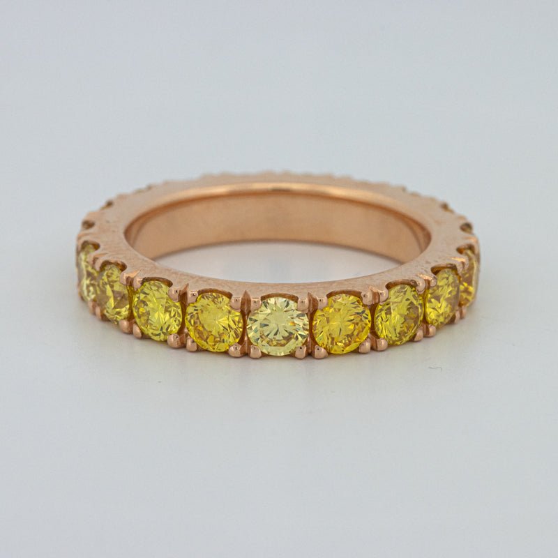 Full Yellow Diamonds Eternity Ring (LG) - ZIZOV DIAMONDS