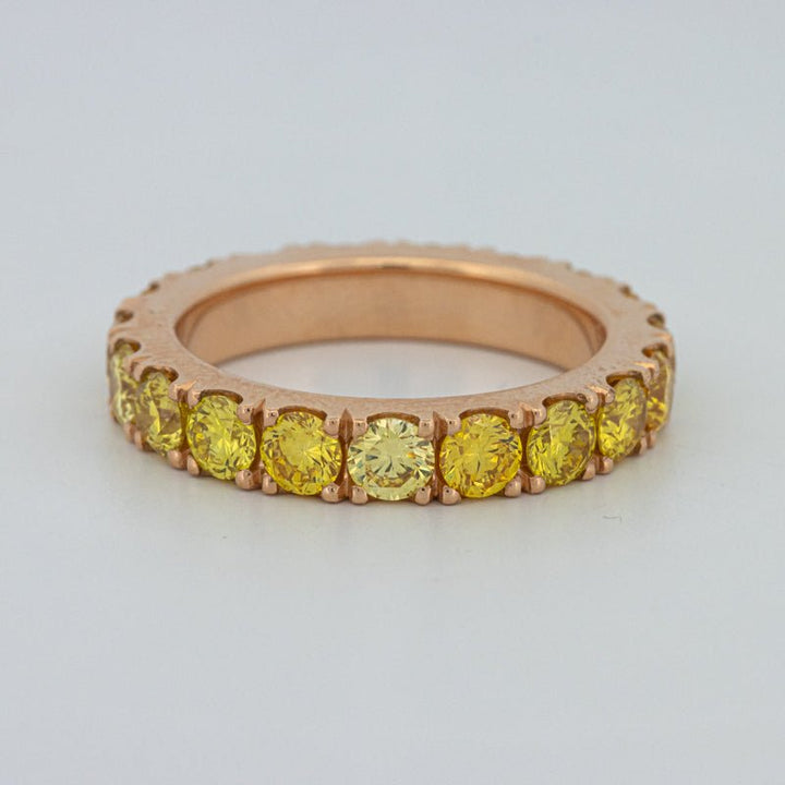 Full Yellow Diamonds Eternity Ring (LG) - ZIZOV DIAMONDS
