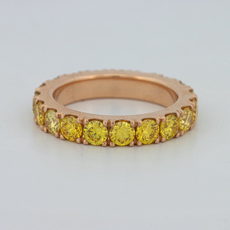 Full Yellow Diamonds Eternity Ring (LG) - ZIZOV DIAMONDS