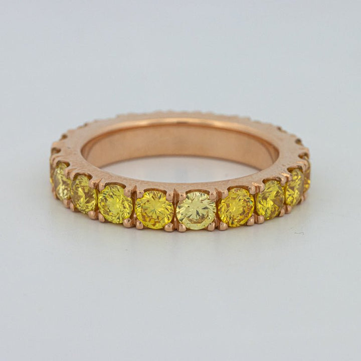 Full Yellow Diamonds Eternity Ring (LG) - ZIZOV DIAMONDS
