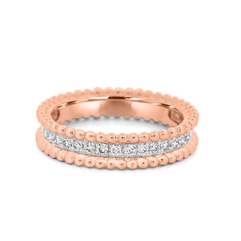 Half Eternity Dot Ring - ZIZOV DIAMONDS