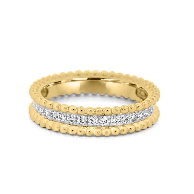 Half Eternity Dot Ring - ZIZOV DIAMONDS