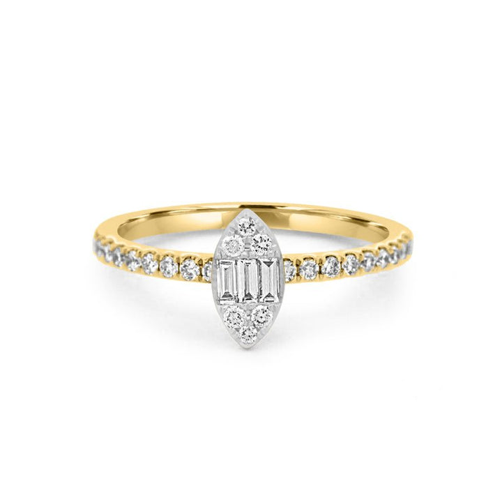 Invisible Marquise Diamond ring - ZIZOV DIAMONDS