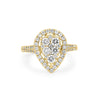 Invisible Pearshape Diamond Ring - ZIZOV DIAMONDS