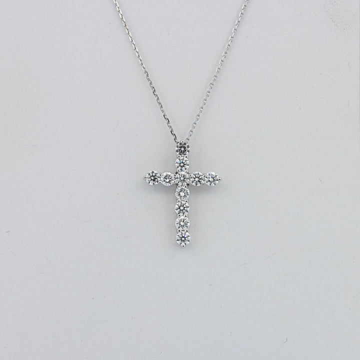 L Cross Pendant (LG) - ZIZOV DIAMONDS