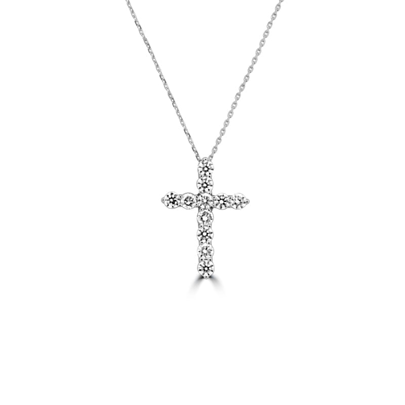 L Cross Pendant (LG) - ZIZOV DIAMONDS