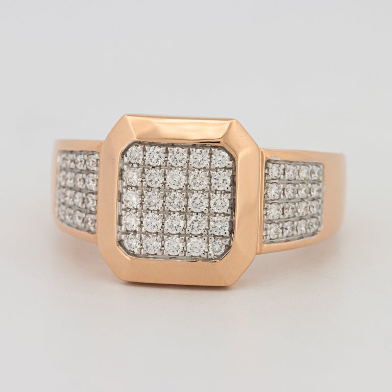 Men's Rosé Gold Ring - ZIZOV DIAMONDS