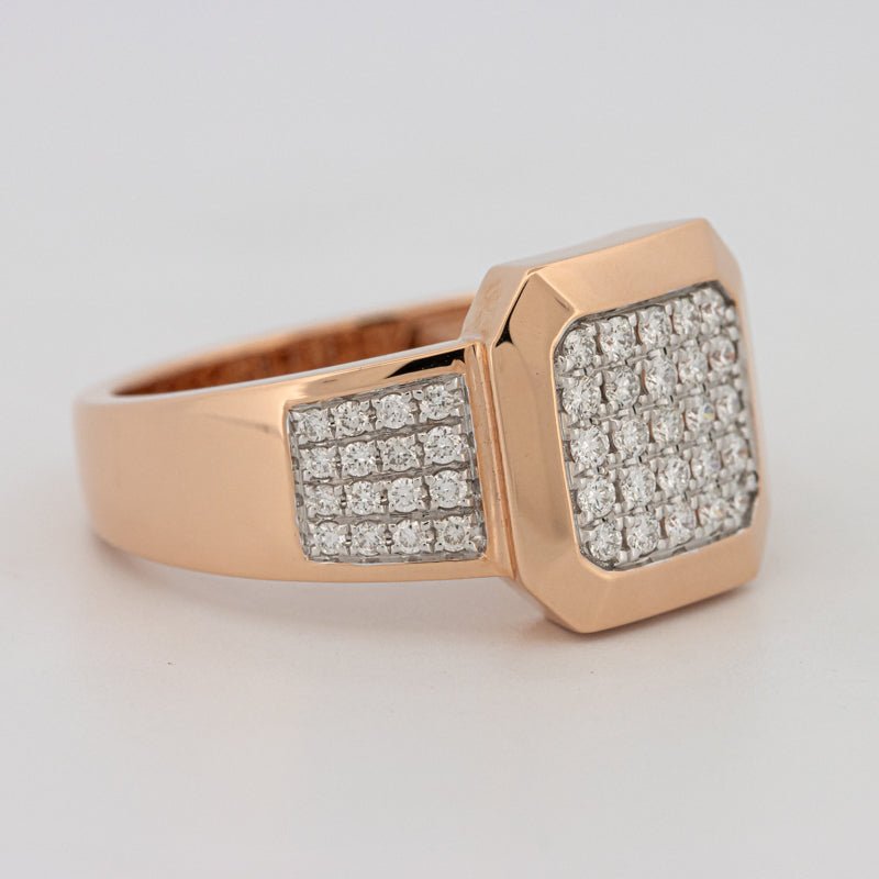 Men's Rosé Gold Ring - ZIZOV DIAMONDS
