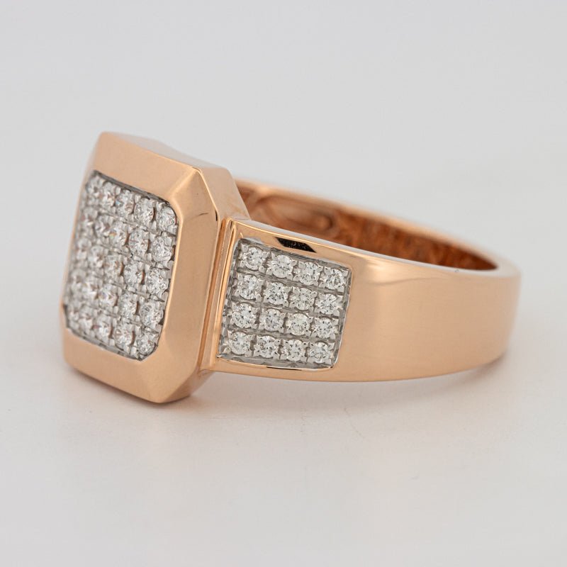 Men's Rosé Gold Ring - ZIZOV DIAMONDS