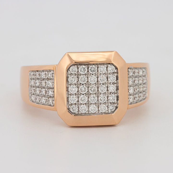 Men's Rosé Gold Ring - ZIZOV DIAMONDS