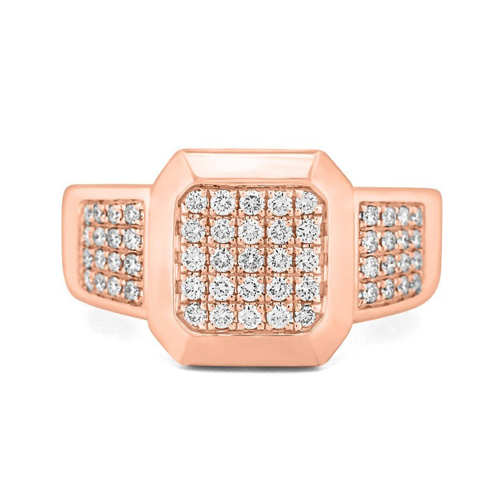 Men's Rosé Gold Ring - ZIZOV DIAMONDS