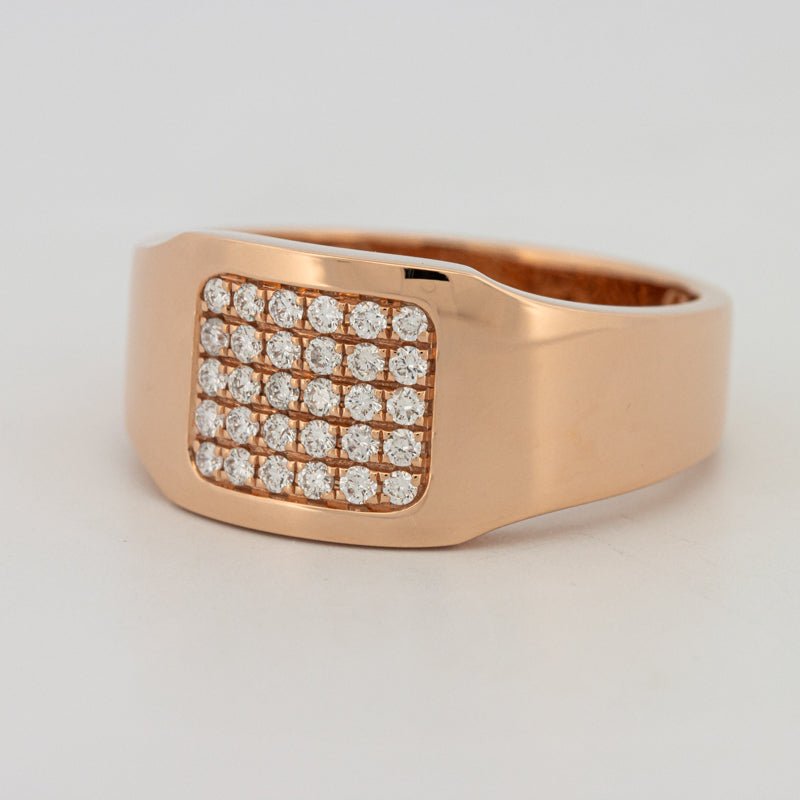 Men's Rosé Gold Ring - ZIZOV DIAMONDS