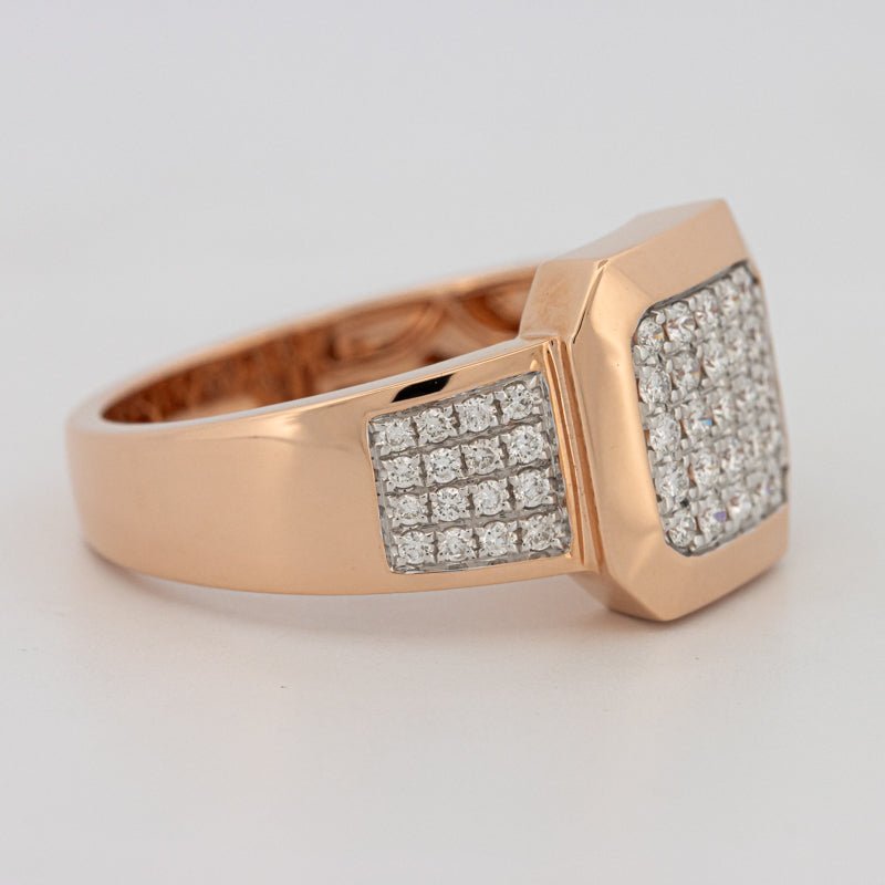 Men's Rosé Gold Ring - ZIZOV DIAMONDS