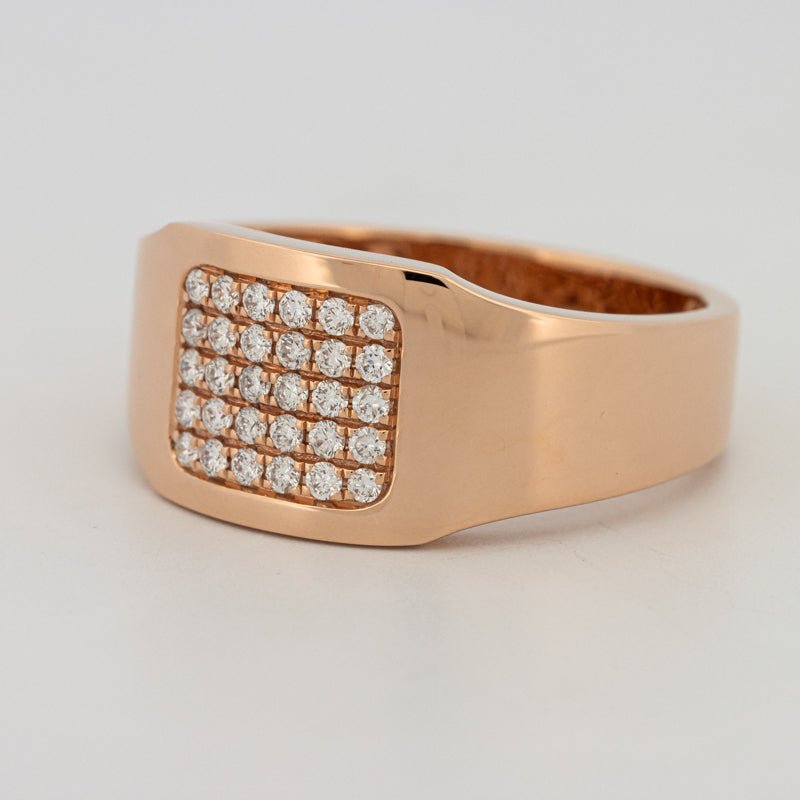 Men's Rosé Gold Ring - ZIZOV DIAMONDS