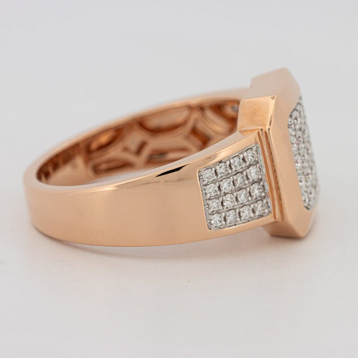 Men's Rosé Gold Ring - ZIZOV DIAMONDS