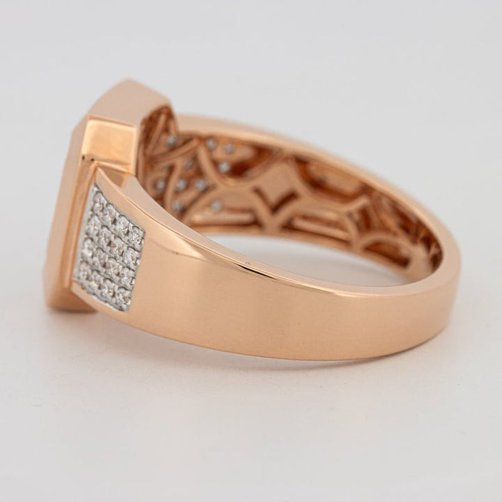 Men's Rosé Gold Ring - ZIZOV DIAMONDS