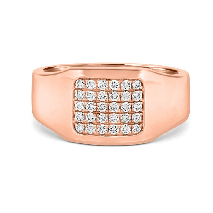 Men's Rosé Gold Ring - ZIZOV DIAMONDS