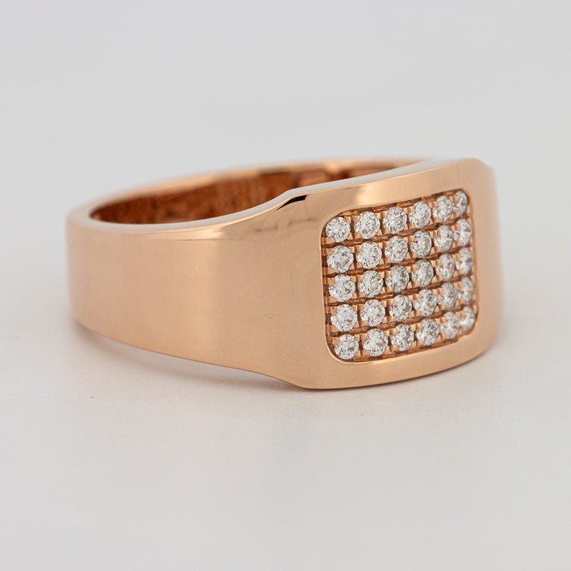 Men's Rosé Gold Ring - ZIZOV DIAMONDS