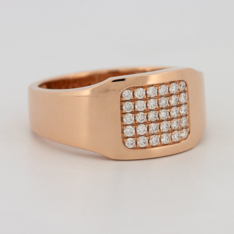 Men's Rosé Gold Ring - ZIZOV DIAMONDS