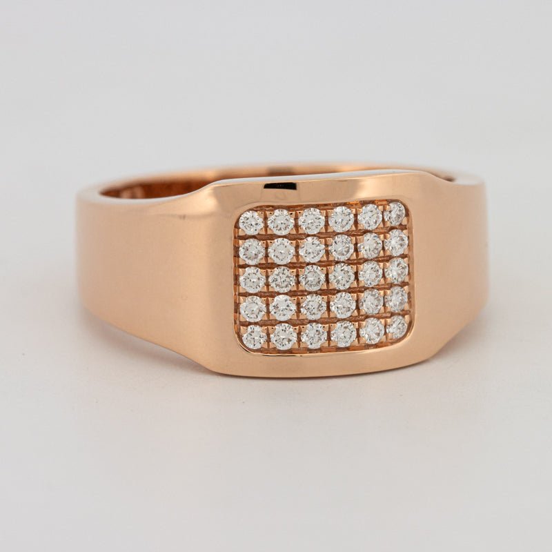 Men's Rosé Gold Ring - ZIZOV DIAMONDS