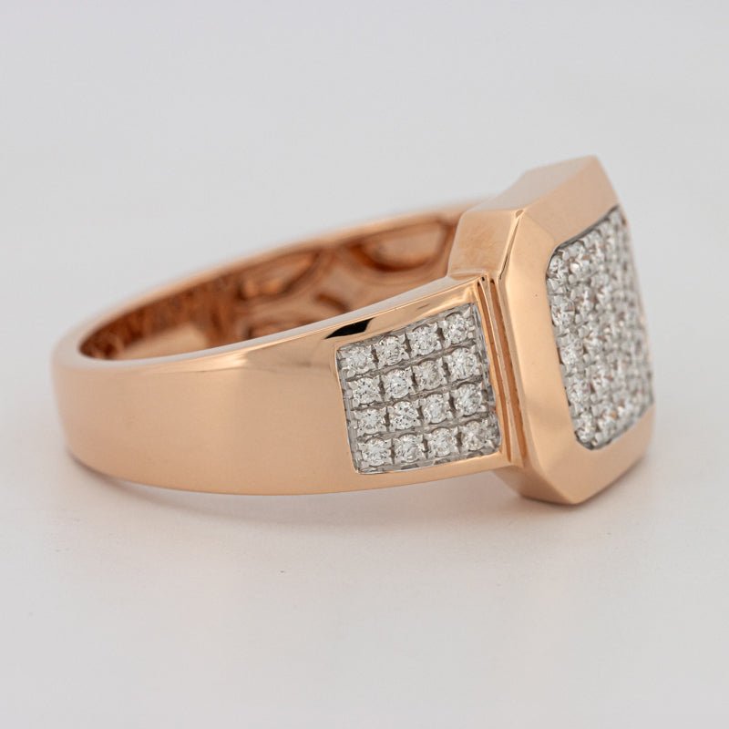 Men's Rosé Gold Ring - ZIZOV DIAMONDS