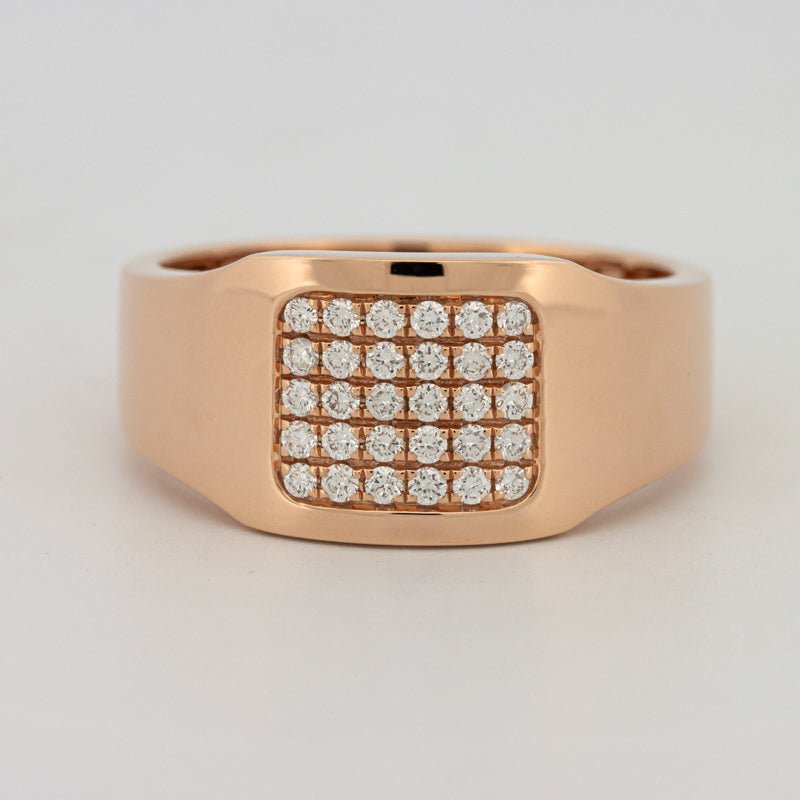 Men's Rosé Gold Ring - ZIZOV DIAMONDS