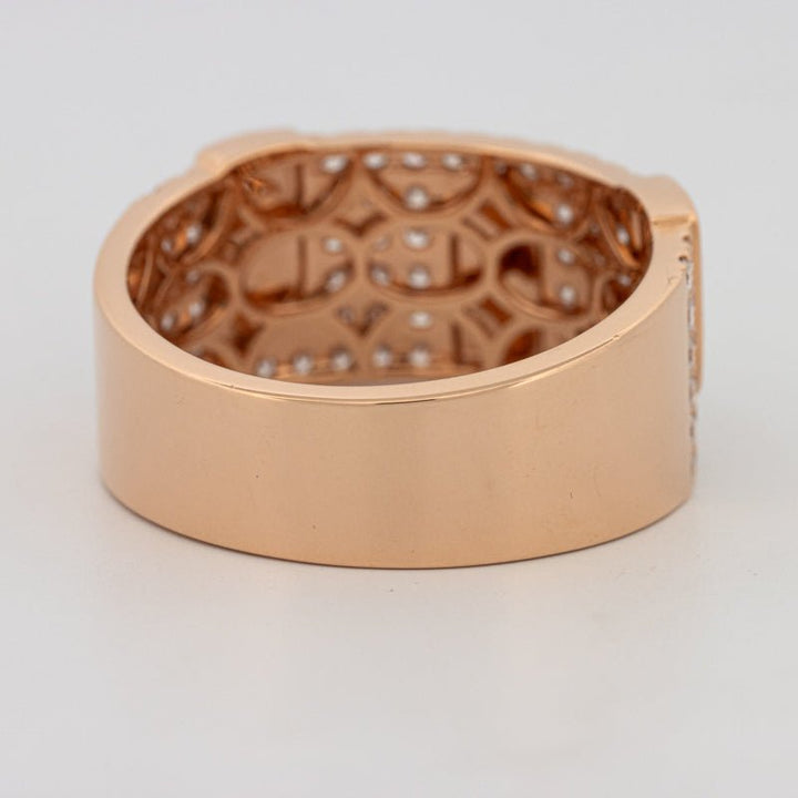 Men's Rosé Gold "Screw" Ring - ZIZOV DIAMONDS