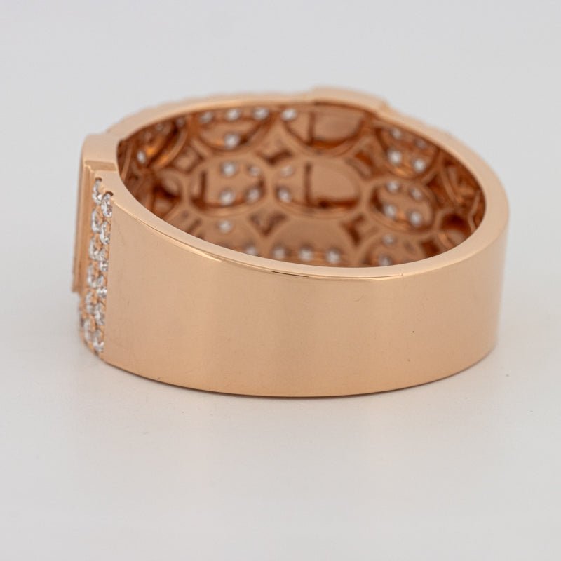 Men's Rosé Gold "Screw" Ring - ZIZOV DIAMONDS