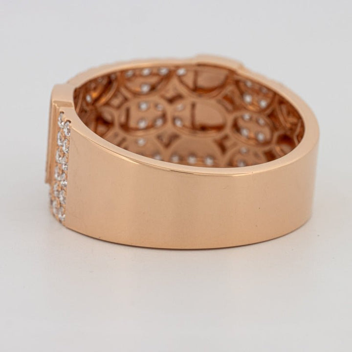 Men's Rosé Gold "Screw" Ring - ZIZOV DIAMONDS