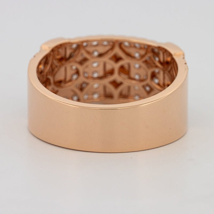Men's Rosé Gold "Screw" Ring - ZIZOV DIAMONDS